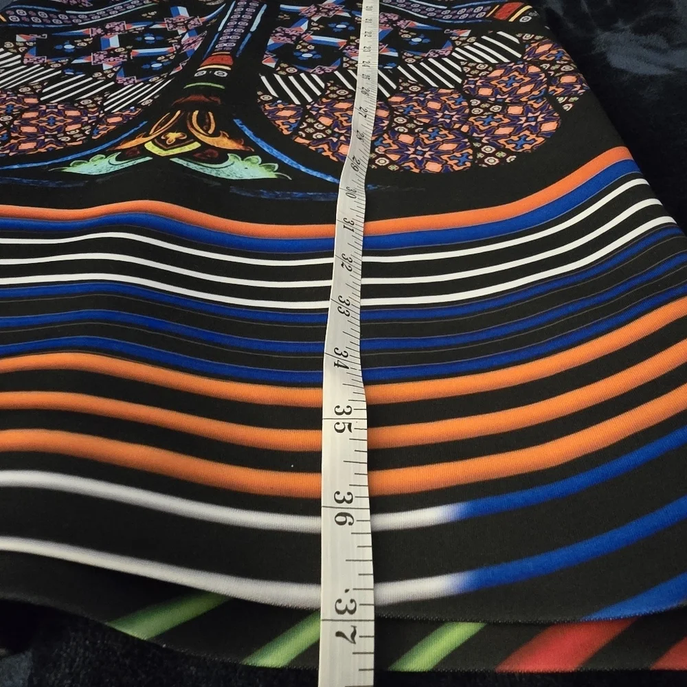 Clover Canyon Stained Glass Neoprene Dress Size M - Picture 11 of 11